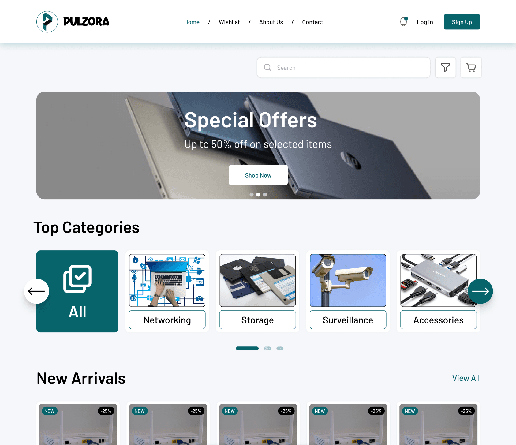 Pulzora desktop preview